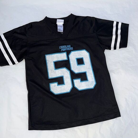 NFL Team apparel Luke Kuechly youth jersey size M - Picture 1 of 6